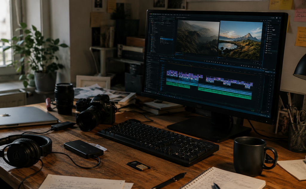 setup de montage video